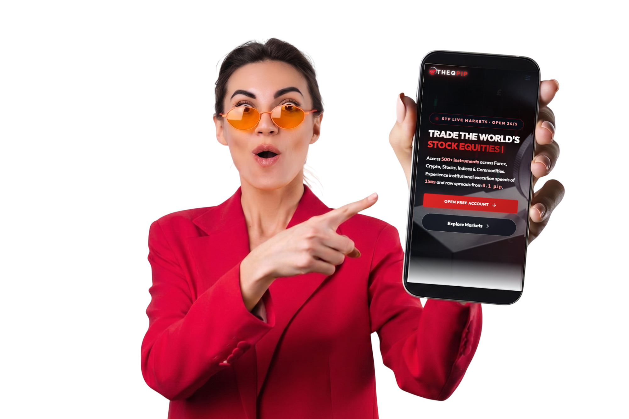 The QPIP Mobile Trading App & Terminal Interface